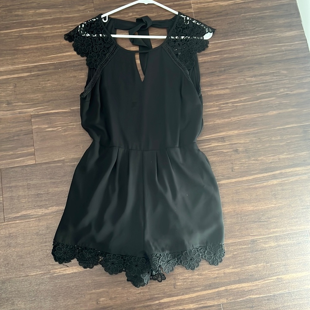 Express black romper